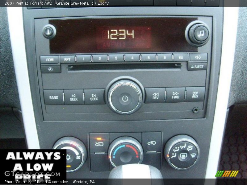 Granite Grey Metallic / Ebony 2007 Pontiac Torrent AWD
