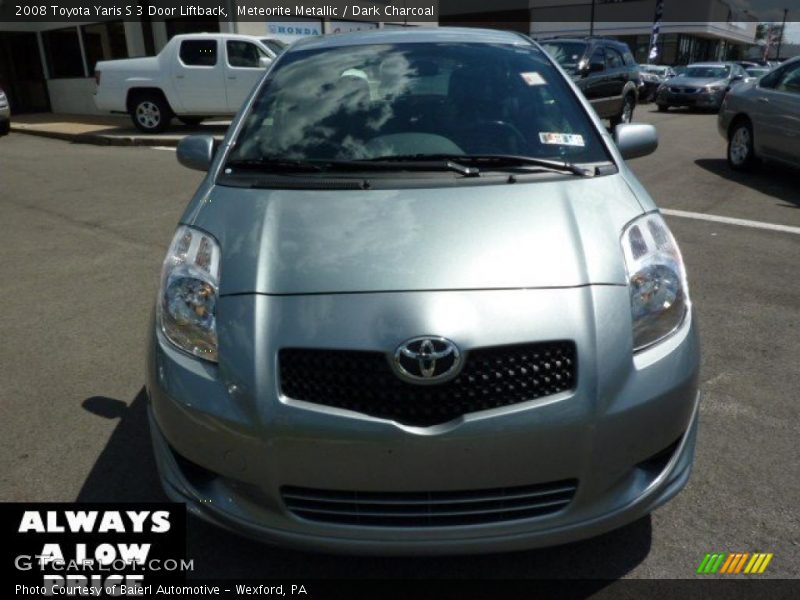 Meteorite Metallic / Dark Charcoal 2008 Toyota Yaris S 3 Door Liftback