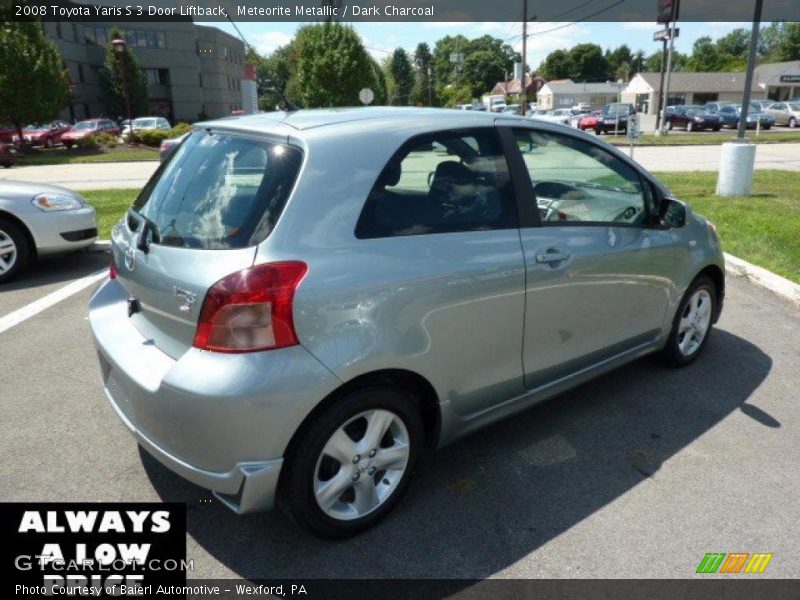 Meteorite Metallic / Dark Charcoal 2008 Toyota Yaris S 3 Door Liftback