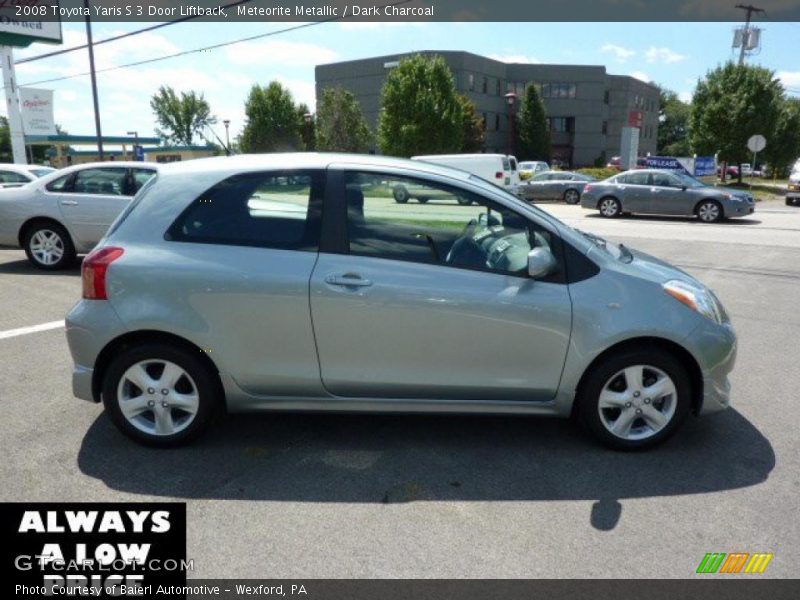 Meteorite Metallic / Dark Charcoal 2008 Toyota Yaris S 3 Door Liftback