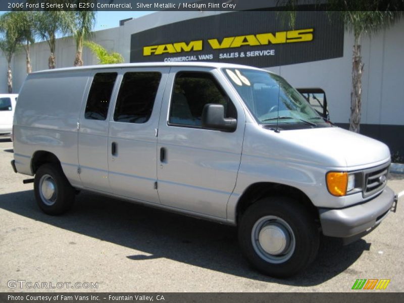 Silver Metallic / Medium Flint Grey 2006 Ford E Series Van E250 Commercial