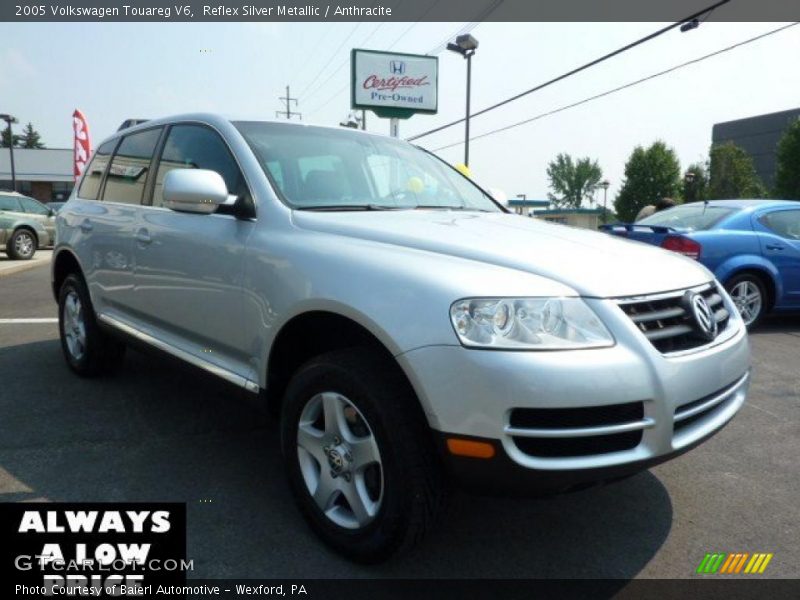 Reflex Silver Metallic / Anthracite 2005 Volkswagen Touareg V6