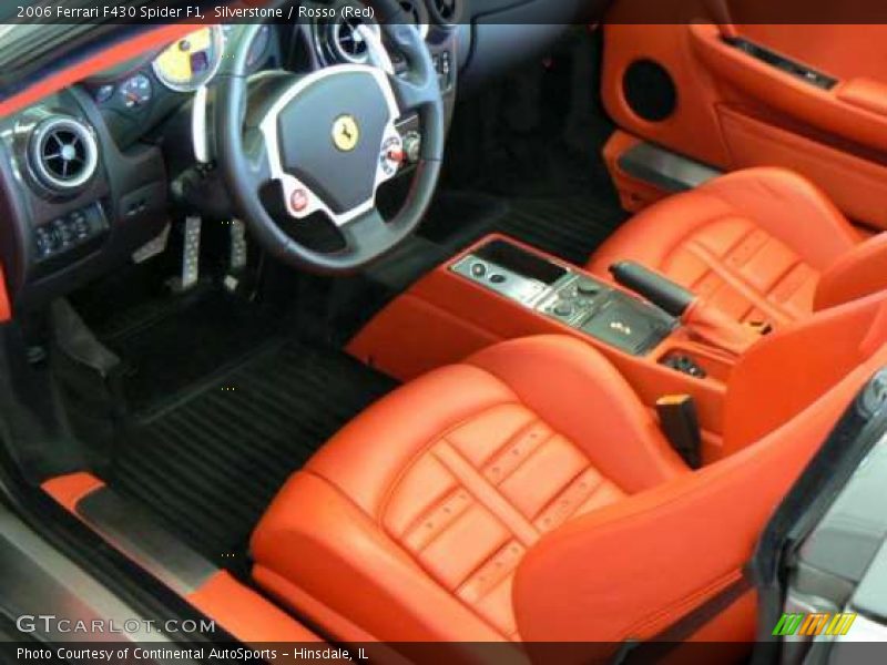 Silverstone / Rosso (Red) 2006 Ferrari F430 Spider F1
