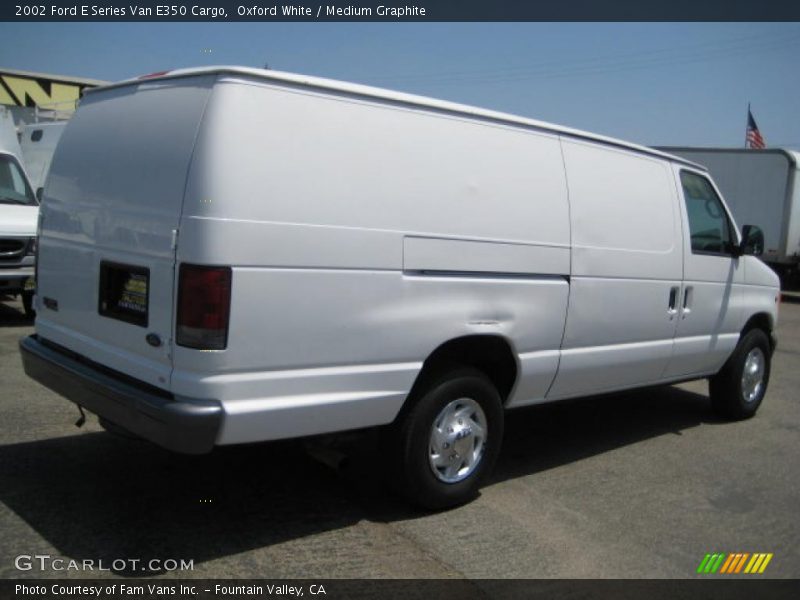 Oxford White / Medium Graphite 2002 Ford E Series Van E350 Cargo