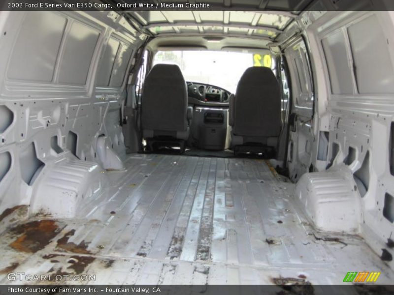 Oxford White / Medium Graphite 2002 Ford E Series Van E350 Cargo