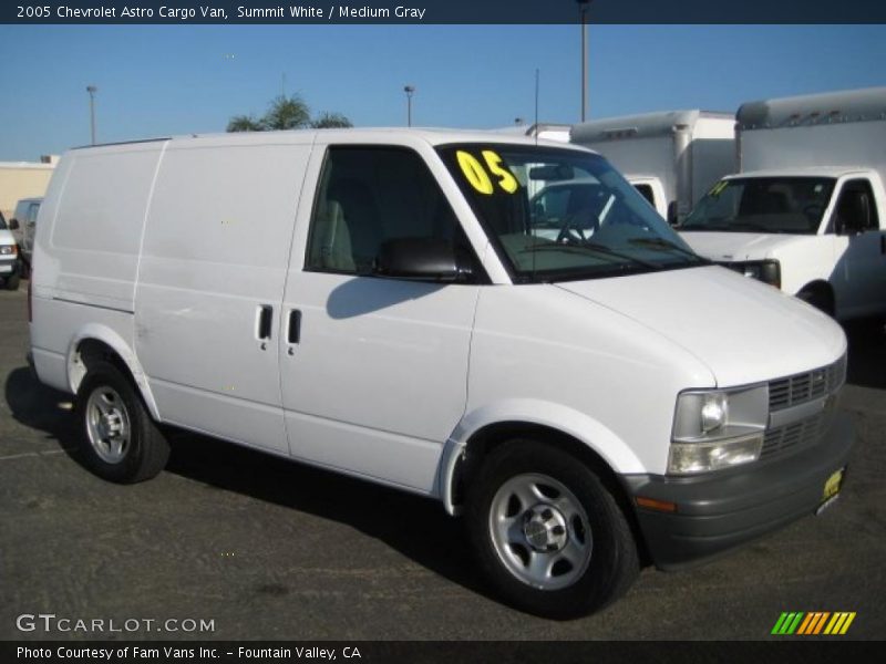 Summit White / Medium Gray 2005 Chevrolet Astro Cargo Van