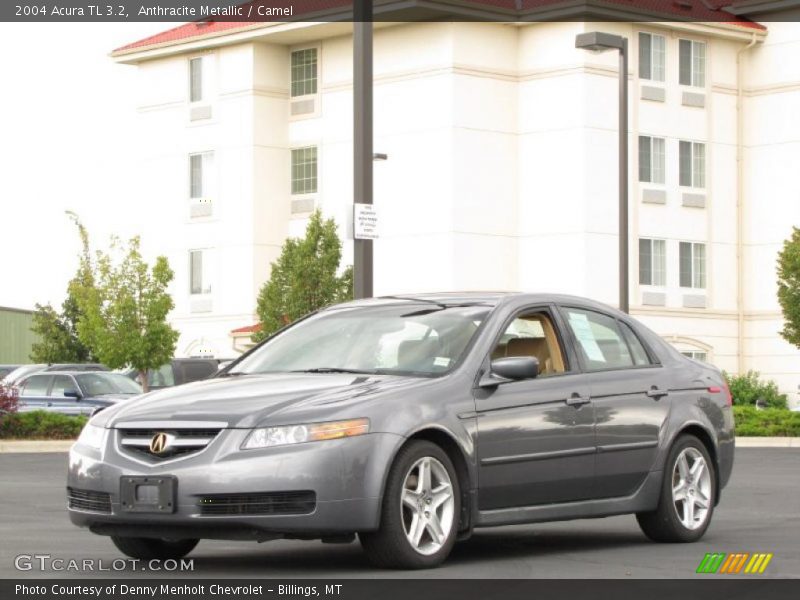 Anthracite Metallic / Camel 2004 Acura TL 3.2