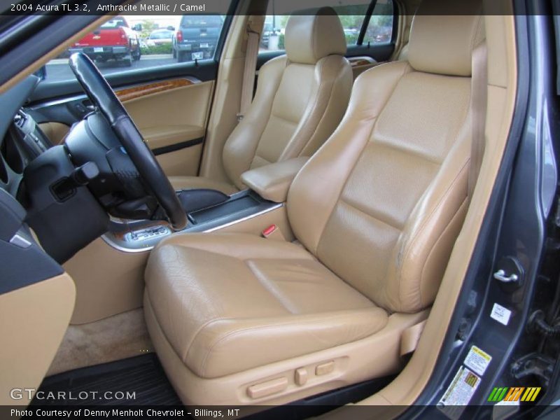 Anthracite Metallic / Camel 2004 Acura TL 3.2