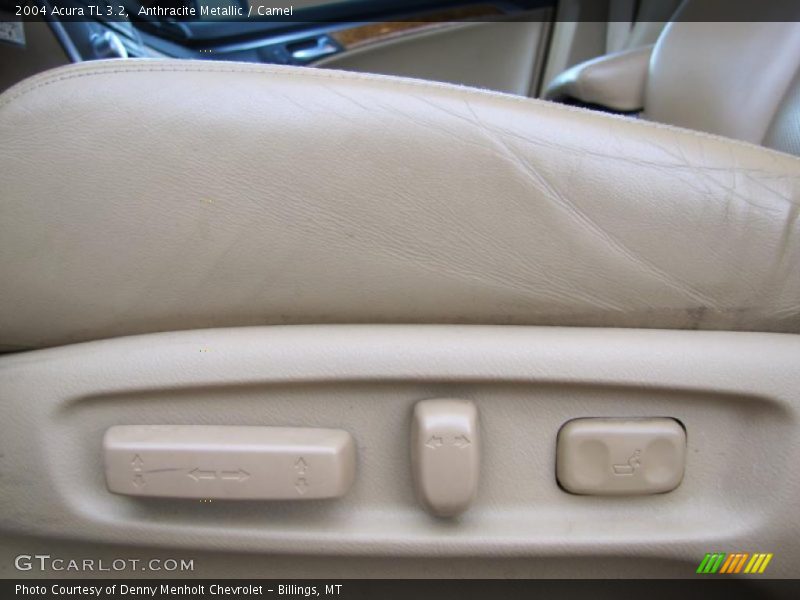 Anthracite Metallic / Camel 2004 Acura TL 3.2