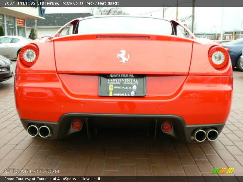 Rosso Corsa (Red) / Nero (Black) 2007 Ferrari 599 GTB Fiorano