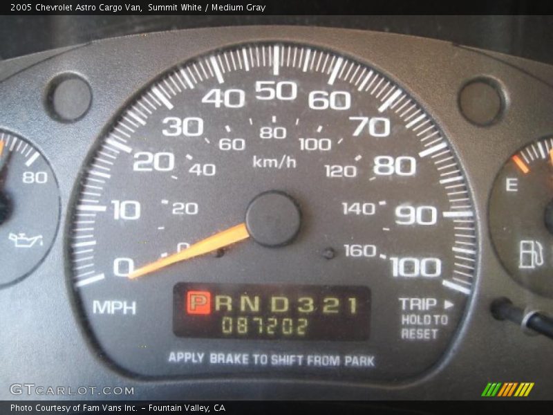 Summit White / Medium Gray 2005 Chevrolet Astro Cargo Van