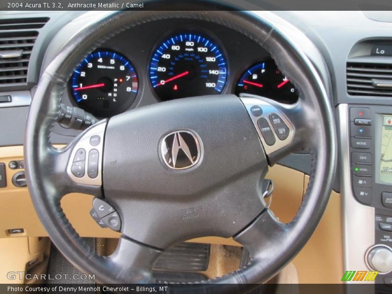Anthracite Metallic / Camel 2004 Acura TL 3.2