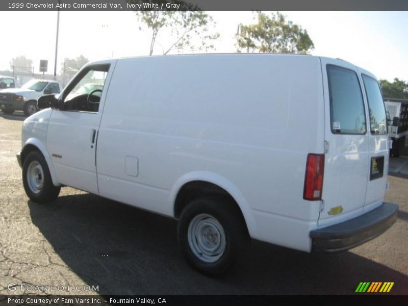 Ivory White / Gray 1999 Chevrolet Astro Commercial Van