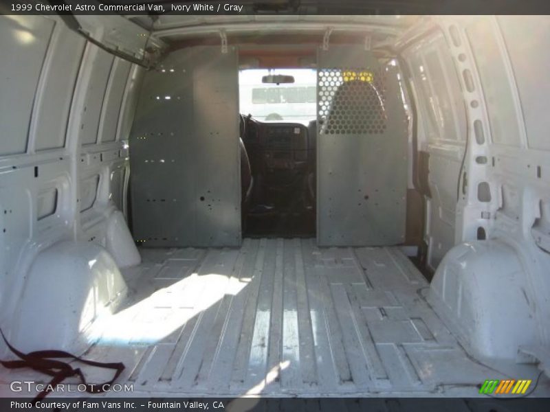 Ivory White / Gray 1999 Chevrolet Astro Commercial Van
