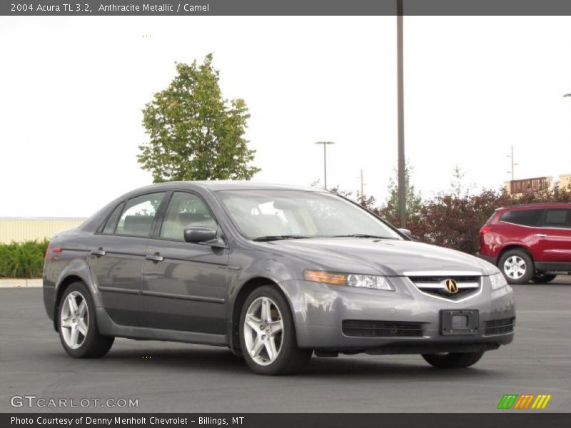 Anthracite Metallic / Camel 2004 Acura TL 3.2