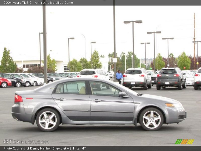 Anthracite Metallic / Camel 2004 Acura TL 3.2
