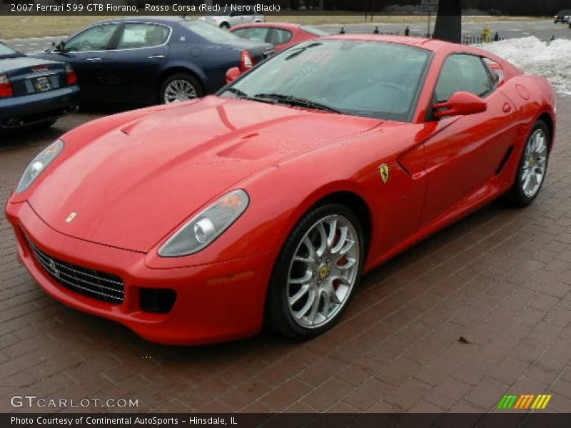 Rosso Corsa (Red) / Nero (Black) 2007 Ferrari 599 GTB Fiorano