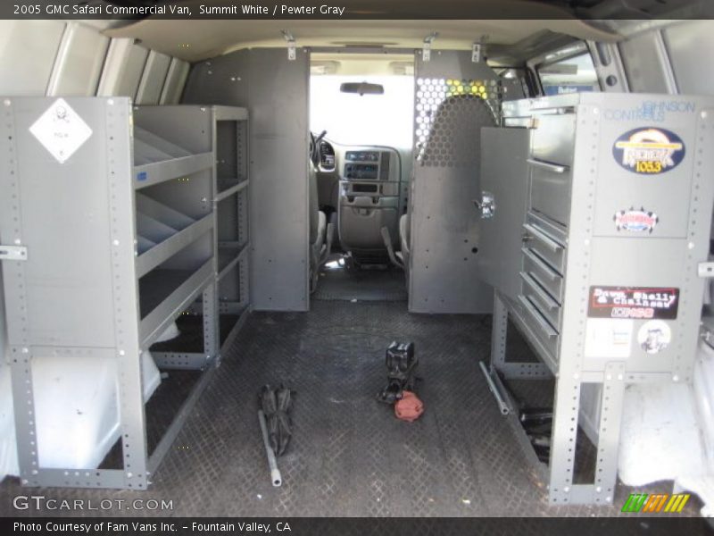 Summit White / Pewter Gray 2005 GMC Safari Commercial Van
