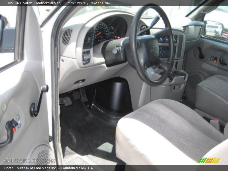 Summit White / Pewter Gray 2005 GMC Safari Commercial Van