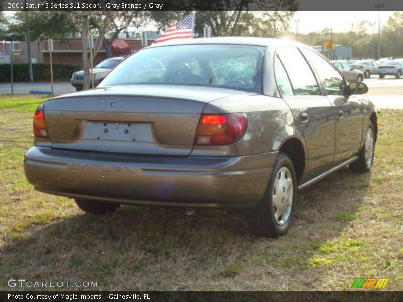 Gray Bronze / Gray 2001 Saturn S Series SL1 Sedan