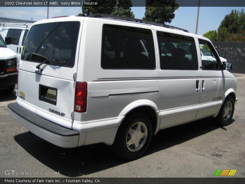 Ivory White / Neutral 2002 Chevrolet Astro LT AWD