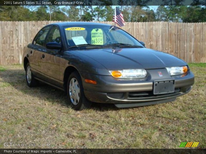 Gray Bronze / Gray 2001 Saturn S Series SL1 Sedan