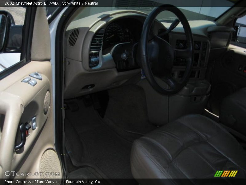 Ivory White / Neutral 2002 Chevrolet Astro LT AWD