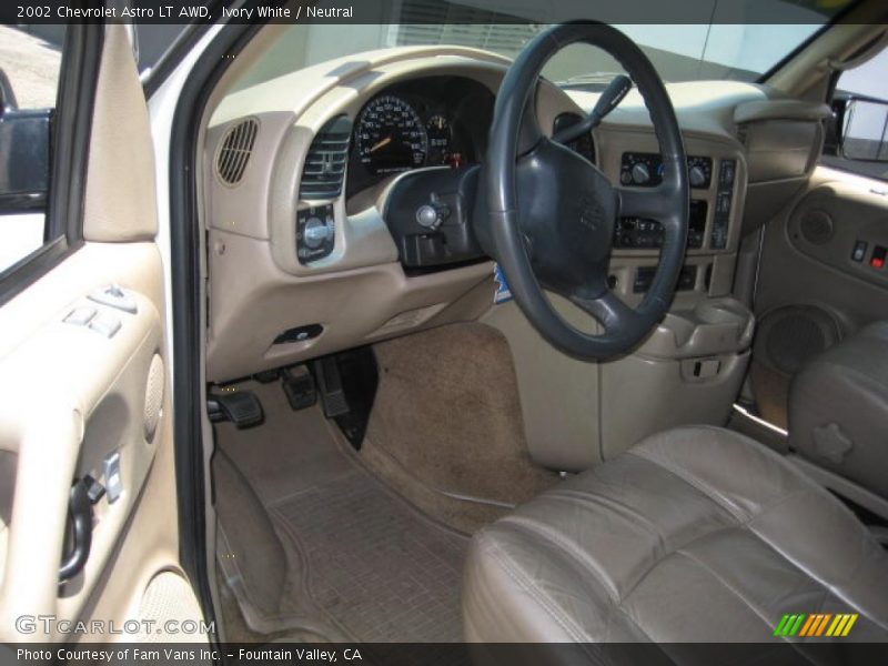 Ivory White / Neutral 2002 Chevrolet Astro LT AWD