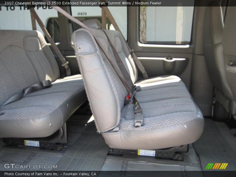Summit White / Medium Pewter 2007 Chevrolet Express LS 3500 Extended Passenger Van