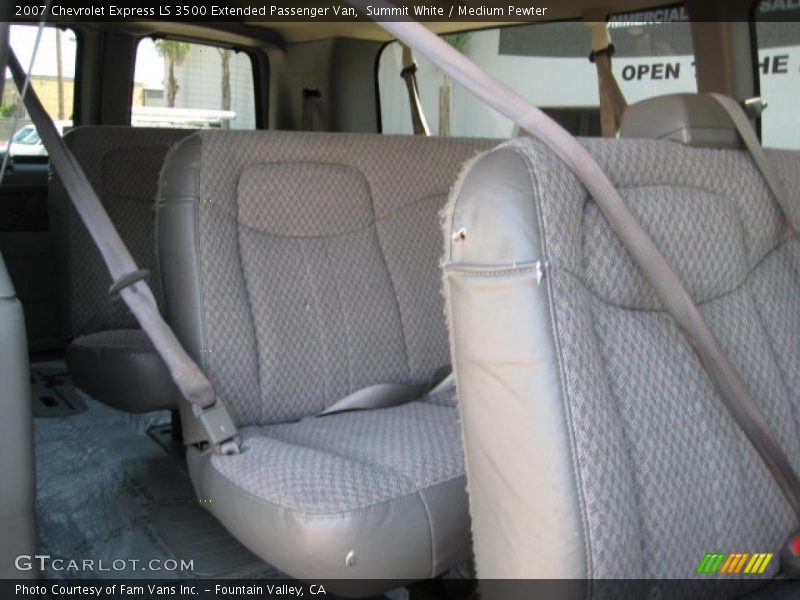 Summit White / Medium Pewter 2007 Chevrolet Express LS 3500 Extended Passenger Van