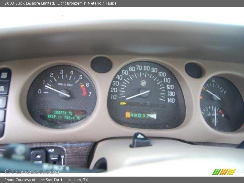 Light Bronzemist Metallic / Taupe 2003 Buick LeSabre Limited