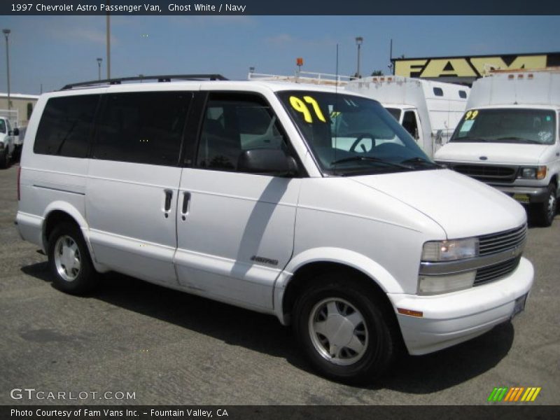 Ghost White / Navy 1997 Chevrolet Astro Passenger Van