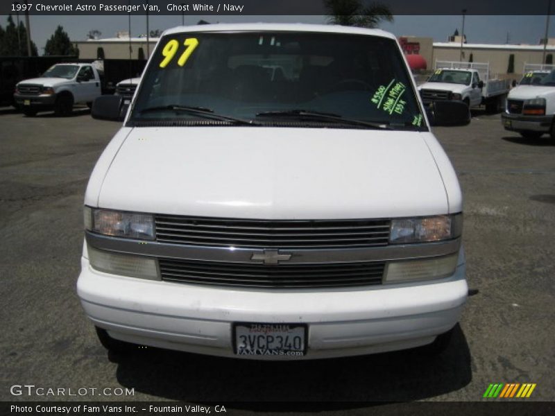 Ghost White / Navy 1997 Chevrolet Astro Passenger Van