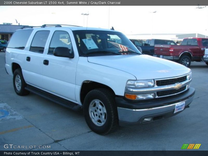 Summit White / Gray/Dark Charcoal 2006 Chevrolet Suburban LT 1500 4x4
