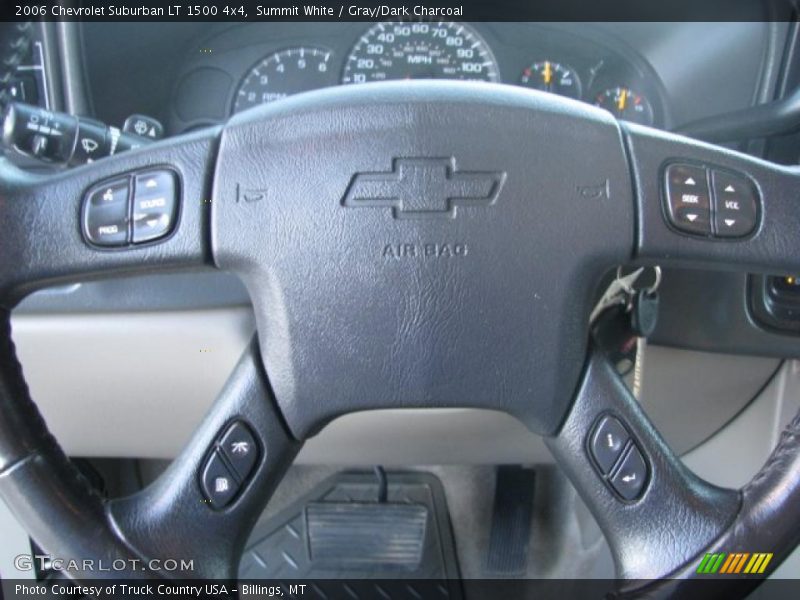 Summit White / Gray/Dark Charcoal 2006 Chevrolet Suburban LT 1500 4x4