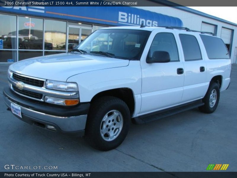Summit White / Gray/Dark Charcoal 2006 Chevrolet Suburban LT 1500 4x4