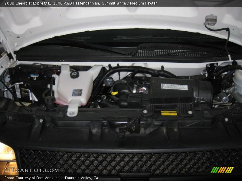 Summit White / Medium Pewter 2008 Chevrolet Express LS 1500 AWD Passenger Van