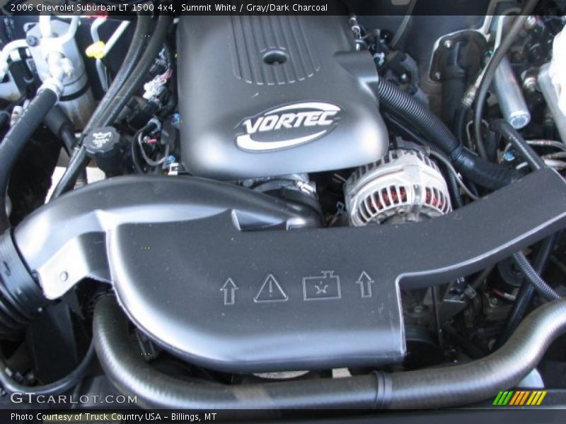 Summit White / Gray/Dark Charcoal 2006 Chevrolet Suburban LT 1500 4x4