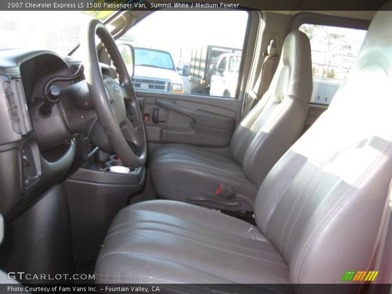 Summit White / Medium Pewter 2007 Chevrolet Express LS 1500 Passenger Van