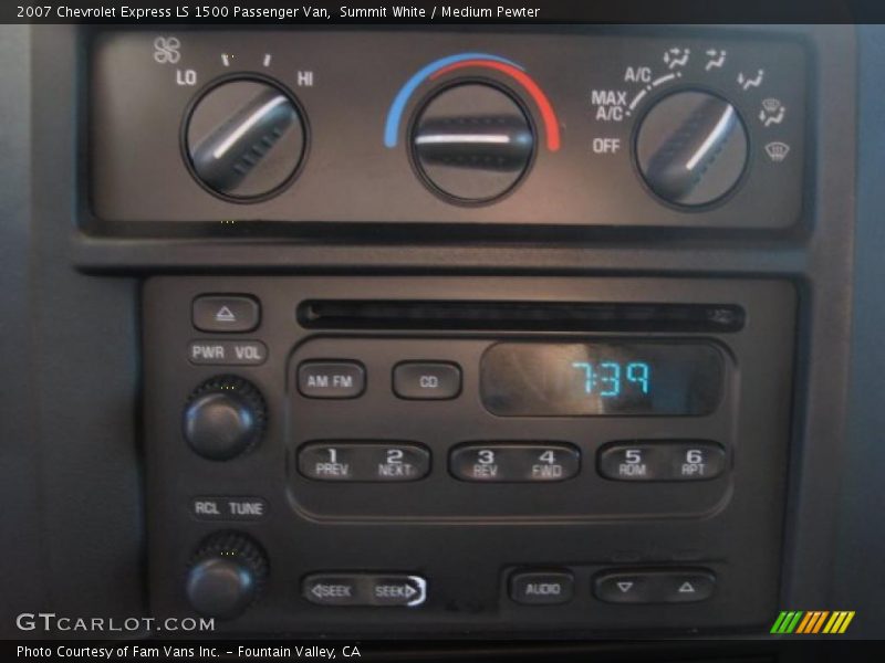 Summit White / Medium Pewter 2007 Chevrolet Express LS 1500 Passenger Van