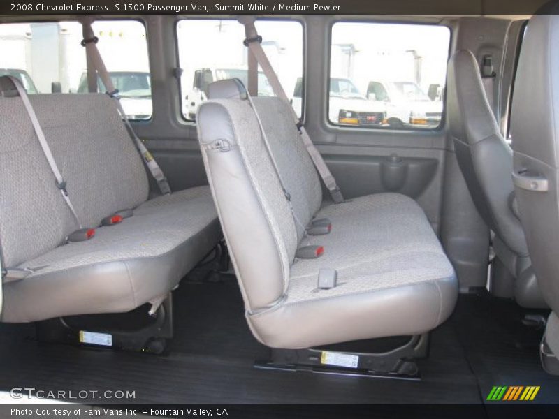 Summit White / Medium Pewter 2008 Chevrolet Express LS 1500 Passenger Van