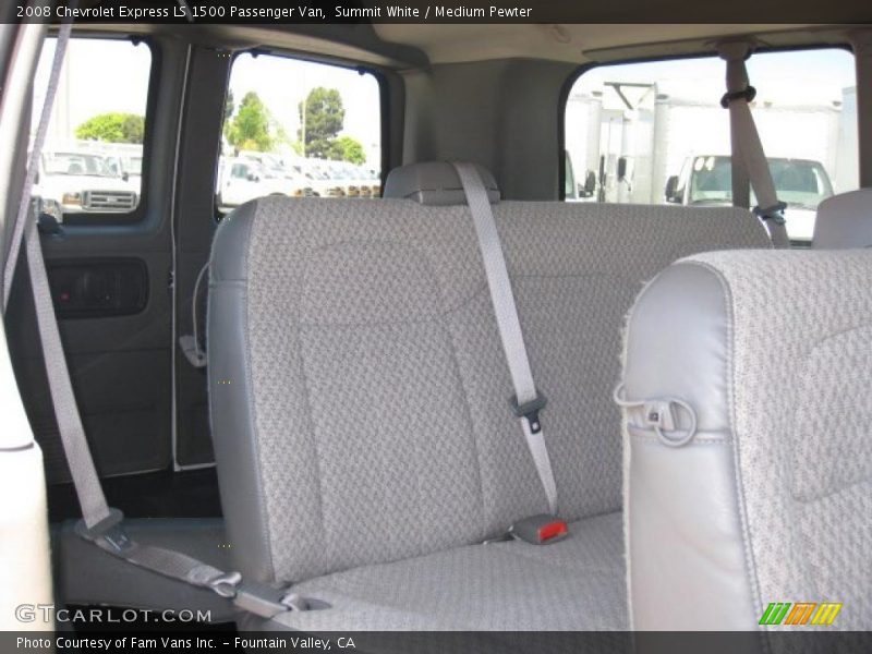 Summit White / Medium Pewter 2008 Chevrolet Express LS 1500 Passenger Van