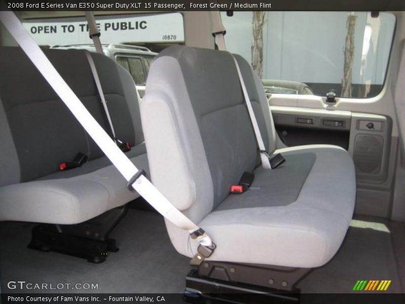 Forest Green / Medium Flint 2008 Ford E Series Van E350 Super Duty XLT 15 Passenger