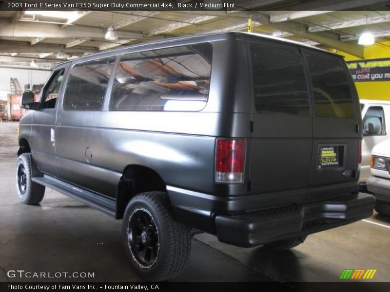 Black / Medium Flint 2003 Ford E Series Van E350 Super Duty Commercial 4x4