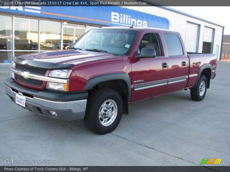 Sport Red Metallic / Medium Gray 2005 Chevrolet Silverado 1500 LT Crew Cab 4x4