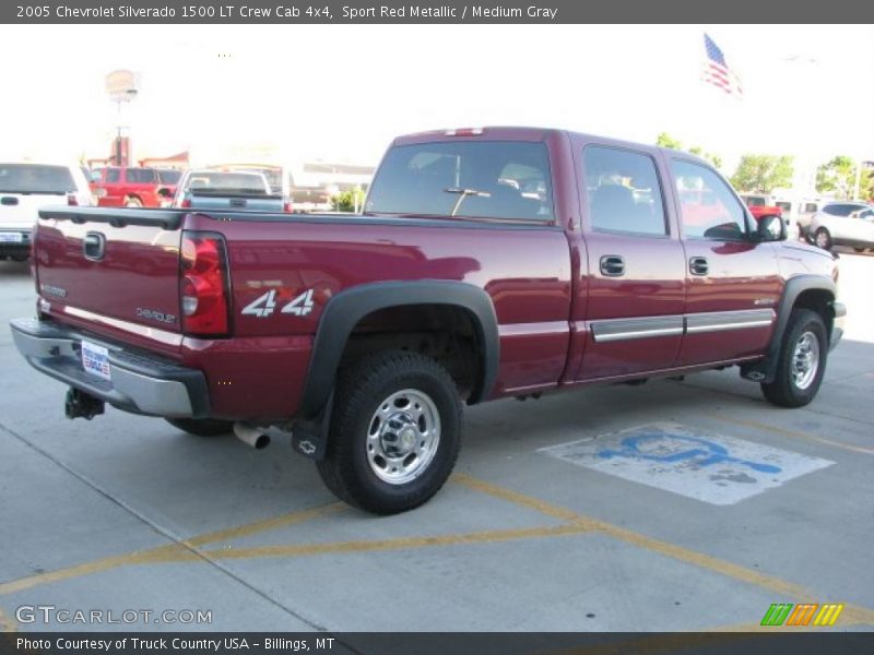 Sport Red Metallic / Medium Gray 2005 Chevrolet Silverado 1500 LT Crew Cab 4x4