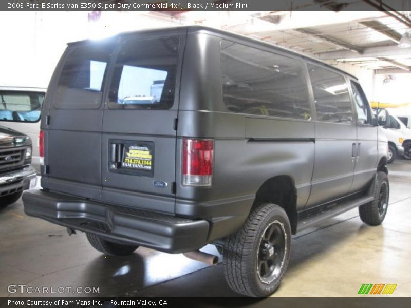 Black / Medium Flint 2003 Ford E Series Van E350 Super Duty Commercial 4x4