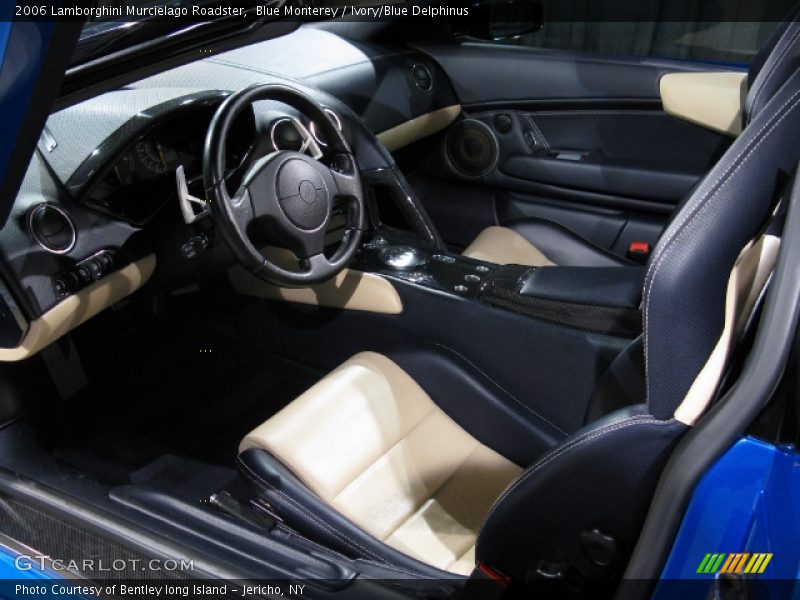Blue Monterey / Ivory/Blue Delphinus 2006 Lamborghini Murcielago Roadster