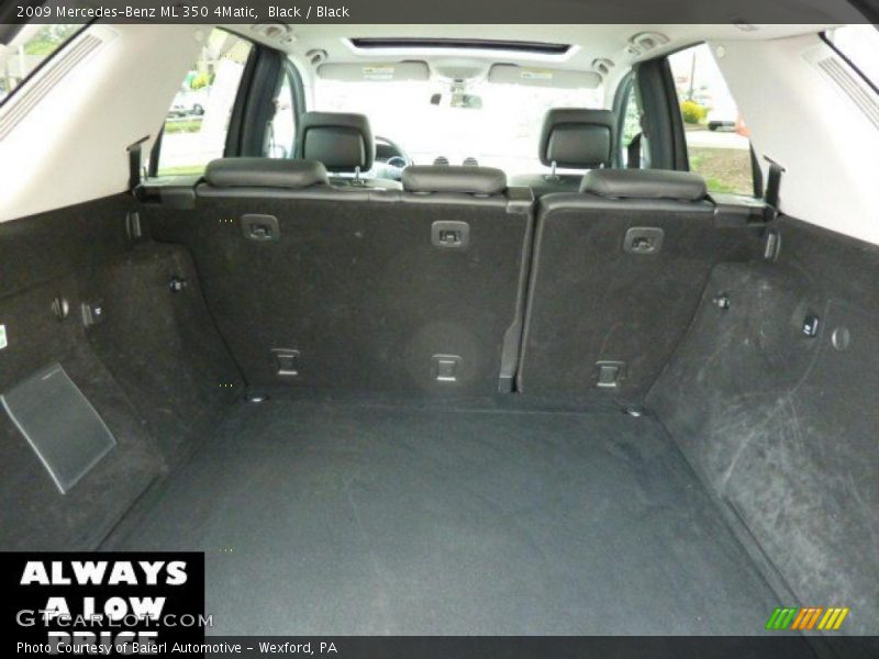 Black / Black 2009 Mercedes-Benz ML 350 4Matic
