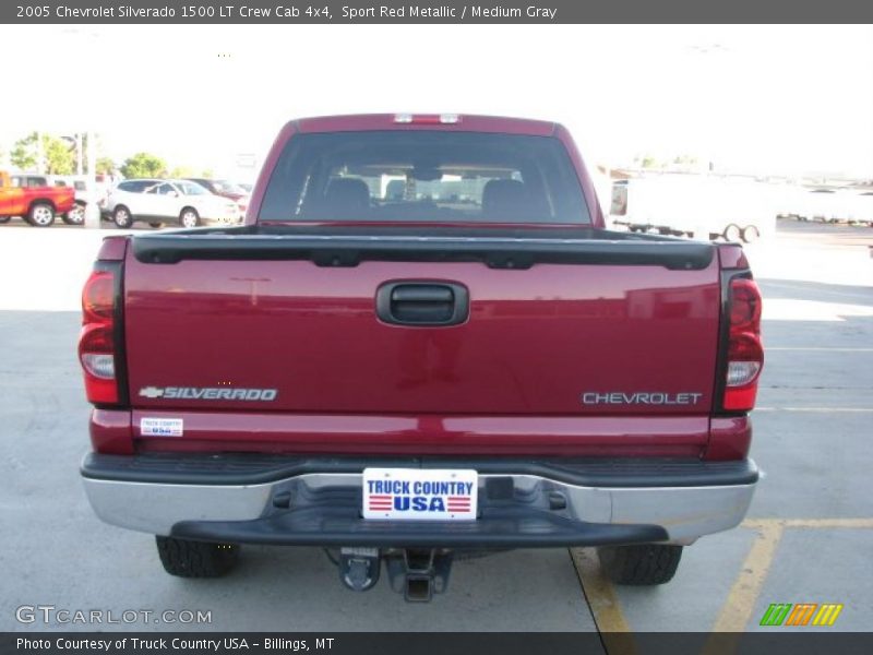 Sport Red Metallic / Medium Gray 2005 Chevrolet Silverado 1500 LT Crew Cab 4x4